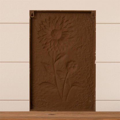 Wall Art - Embossed Gold Sunflower