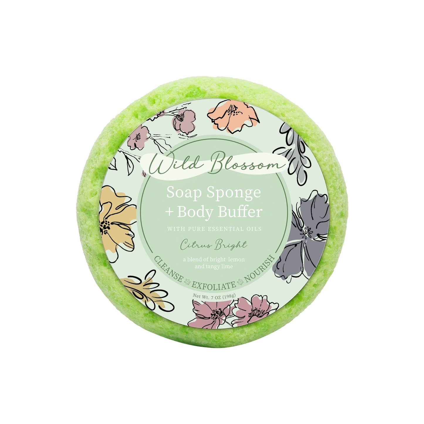 Soap Infused Body Buffer-Citrus Bright