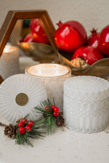 The SOi Company - Winter Wonderland 8oz Petite Shimmer Candle (White)