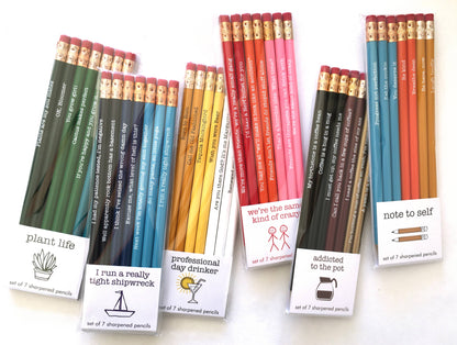 NOTE TO SELF PENCIL SET