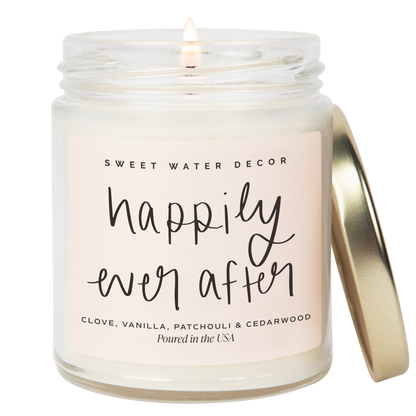 Sweet Water Decor - Happily Ever After 9 oz Soy Candle - Home Decor & Gifts