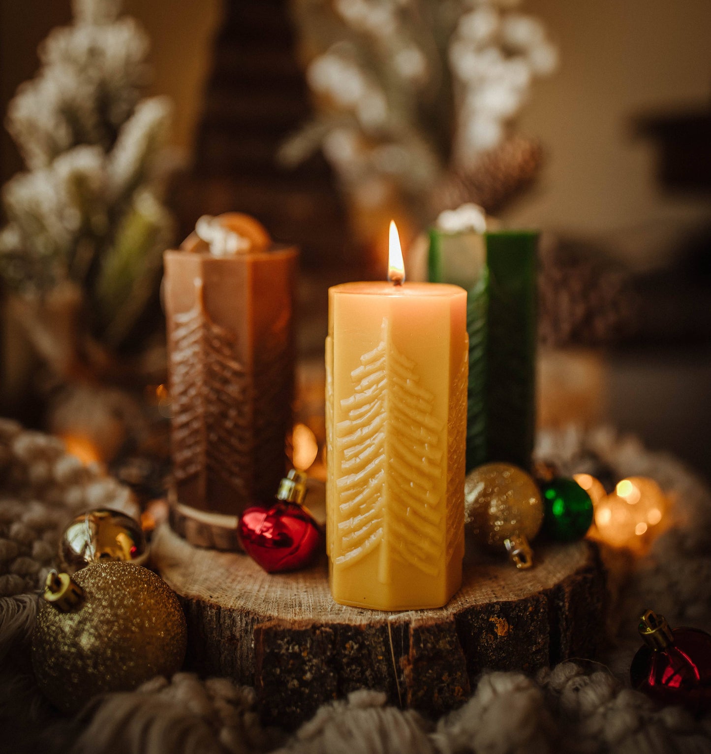 Lone Tree Beeswax Candle