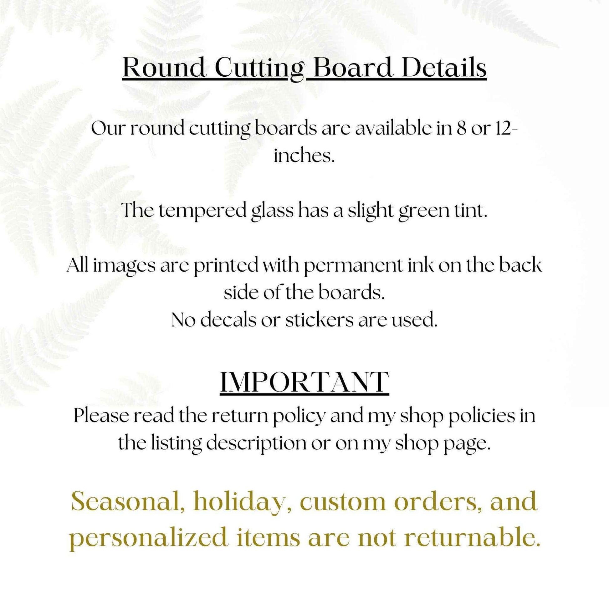 Turtle Tempered Glass Coastal Charcuterie Board: 12 inch