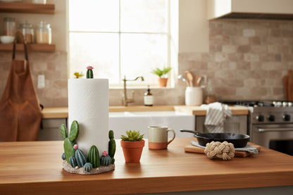 CACTUS PLANT PAPER TOWEL HOLDER