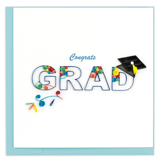 Congrats Grad Swirl Card