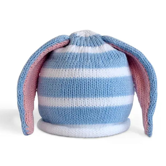 Hat with Bunny Ears - Blue