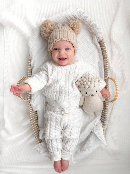Heritage Cable Knit Set | Ivory
