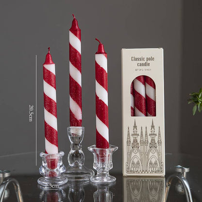 Velas Meta - 3 velas aromáticas navideñas de estilo nórdico de 20 cm