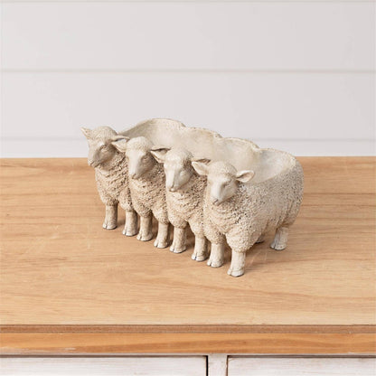 Planter - Group of Lambs