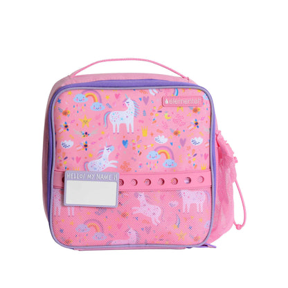 Kids Insulated Lunch Bag and Bottle with Charms Unicorn