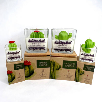 Cactus flower & Jade Soy Wax Candle