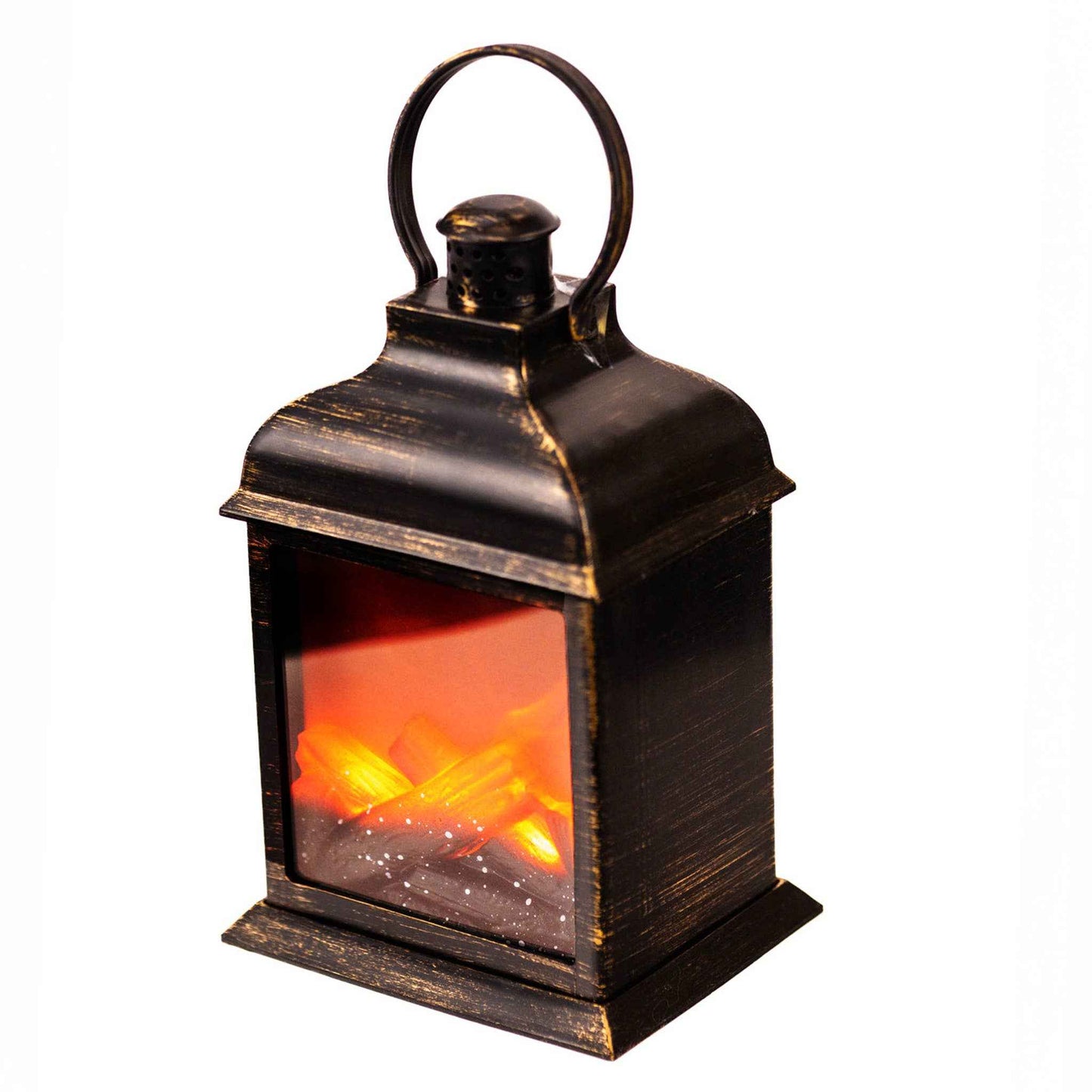 Gold Traditional Fireplace Lantern