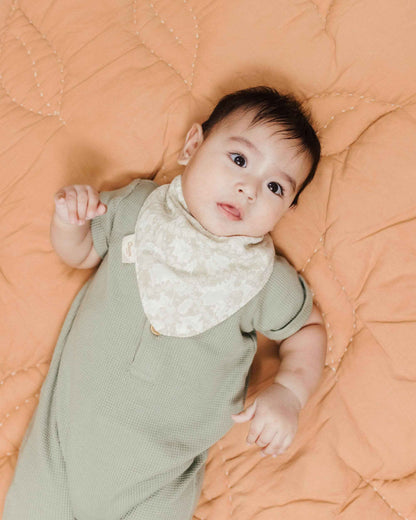 Crane Baby - Willow Sage Muslin Cotton Bandana Baby Bib (3 Pack)