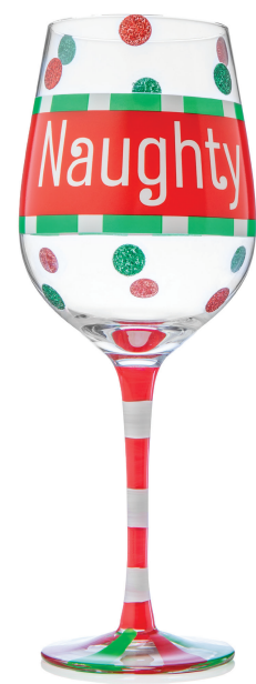 Naughty Crystal Wine Glass