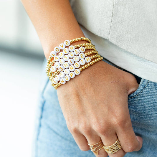 Splendid Iris - Shine Beaded Bracelet
