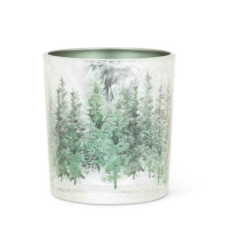 Small Frost Winter Forest Votive