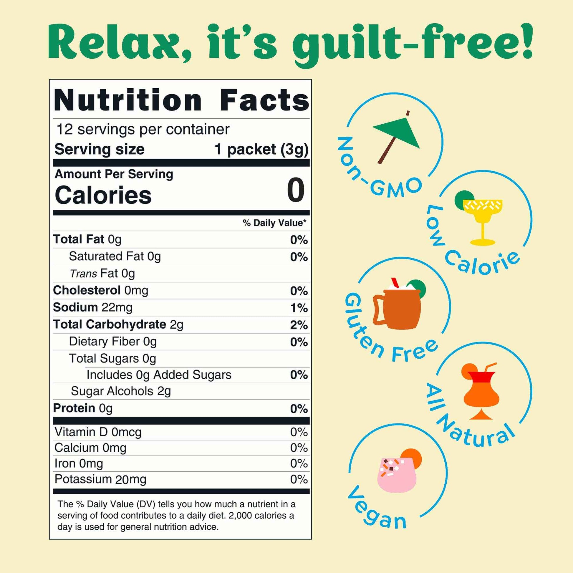 Craftmix - Skinny Margarita Cocktail Mixer - 12 Servings Multipack