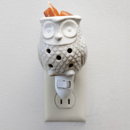 A Cheerful Giver - Owl Plug-In Wax Warmer Gift Set
