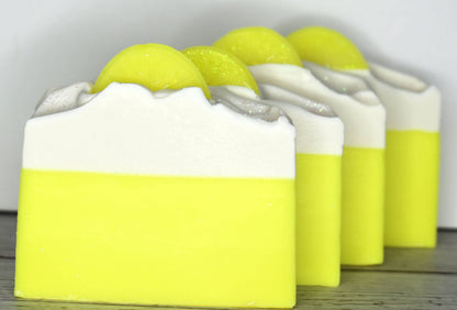 Lemon Sugar Soap Handmade Cold Process Vegan Soap