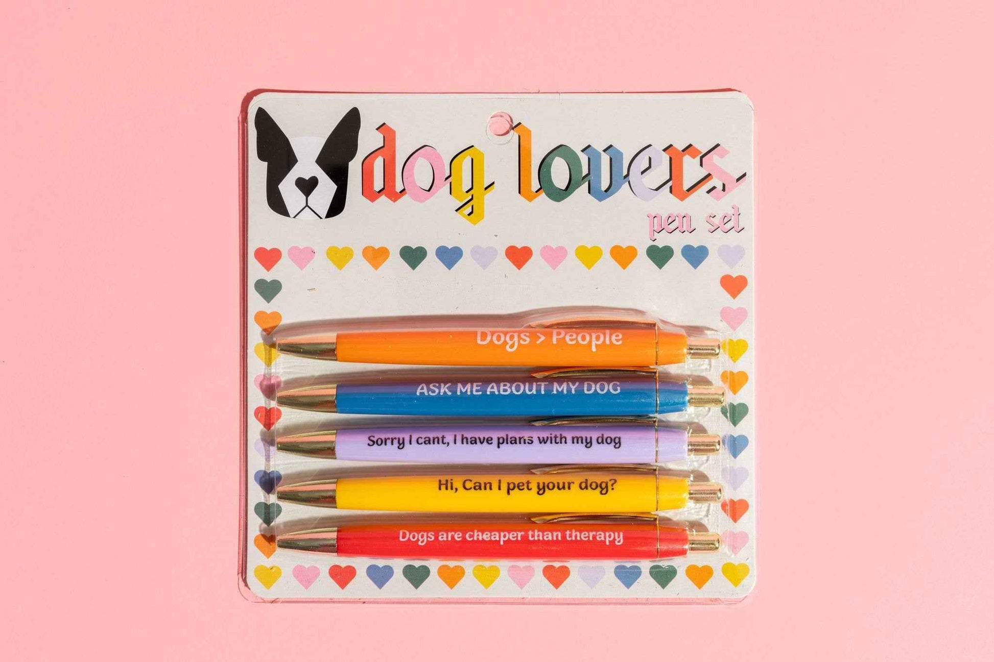FUN CLUB - Dog Lovers Pen Set (gifts, pens, stocking stuffers)