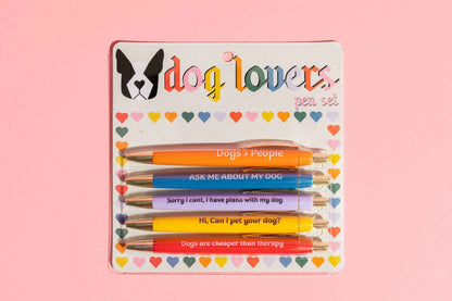 FUN CLUB - Dog Lovers Pen Set (gifts, pens, stocking stuffers)