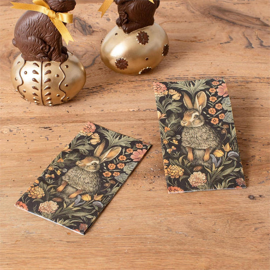 Woodland Rabbit Paper Guest Towel - 15 Ct
