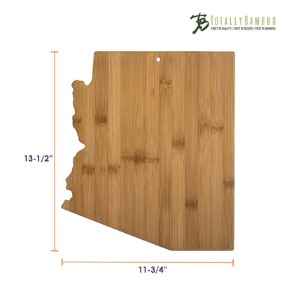 Arizona State-Shaped Bamboo Serving & Cutting Board