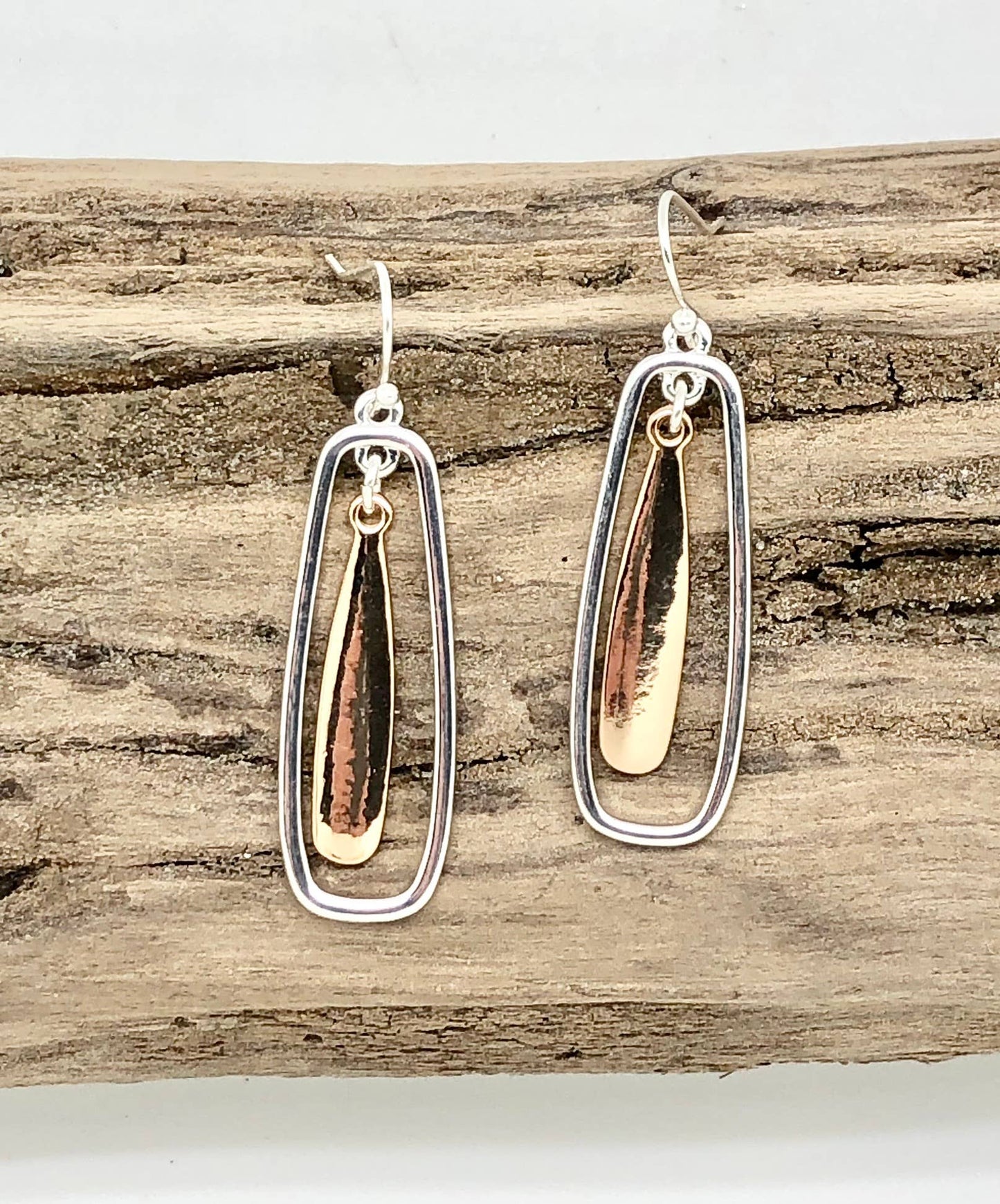 Earring Alloy Plated Wine Bottle Drop Multi Metal