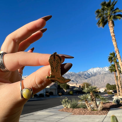 Cowboy Boots Enamel Pin