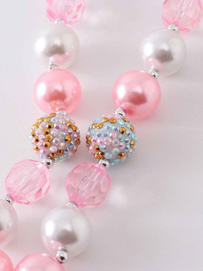 Pink cross Bubblegum Necklace: ACG201323008