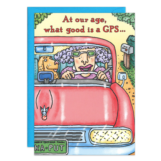 GPS Birthday Card