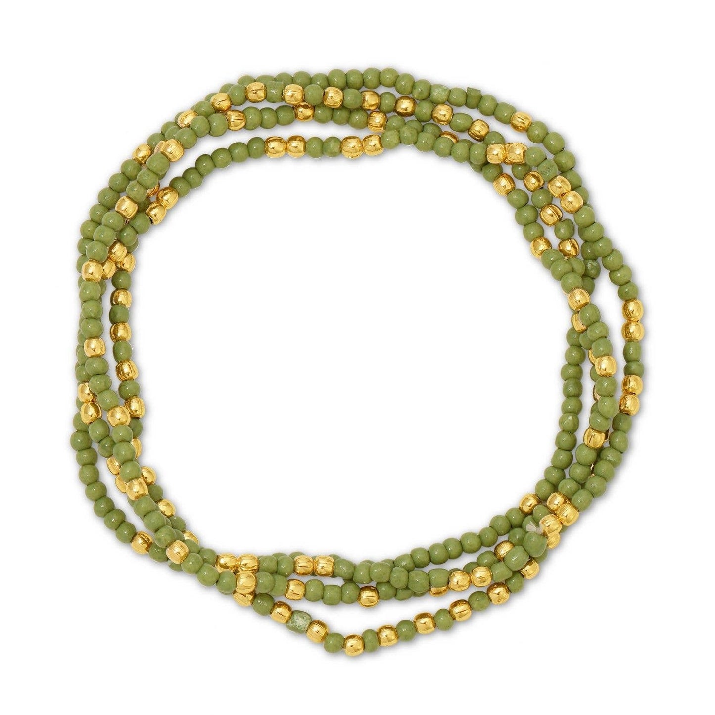 Iris espléndido - Juego de 24 pulseras de cuentas de semillas de 2 mm de color liso