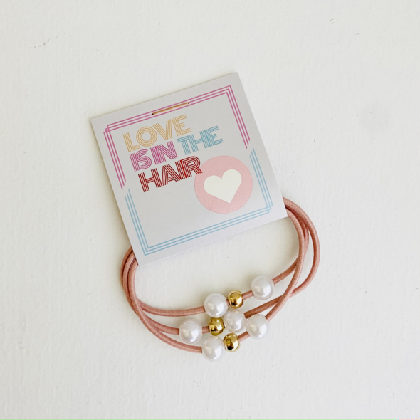 "Love is in the Hair" Hair Tie - Thank You Gift