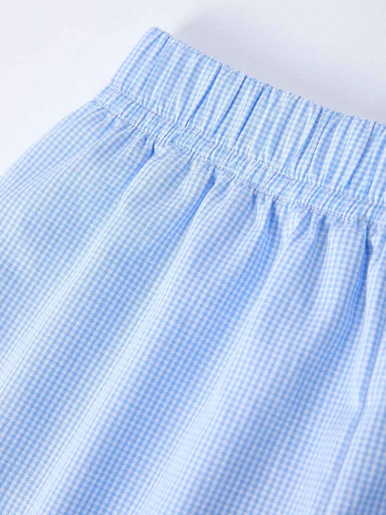 Blue Smocked Church Christ Bishop Christening Toddler Boys'Set: 2
