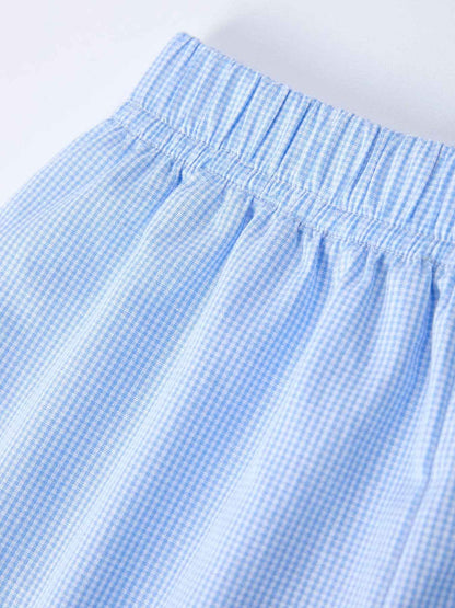 Blue Smocked Church Christ Bishop Christening Toddler Boys'Set: 2