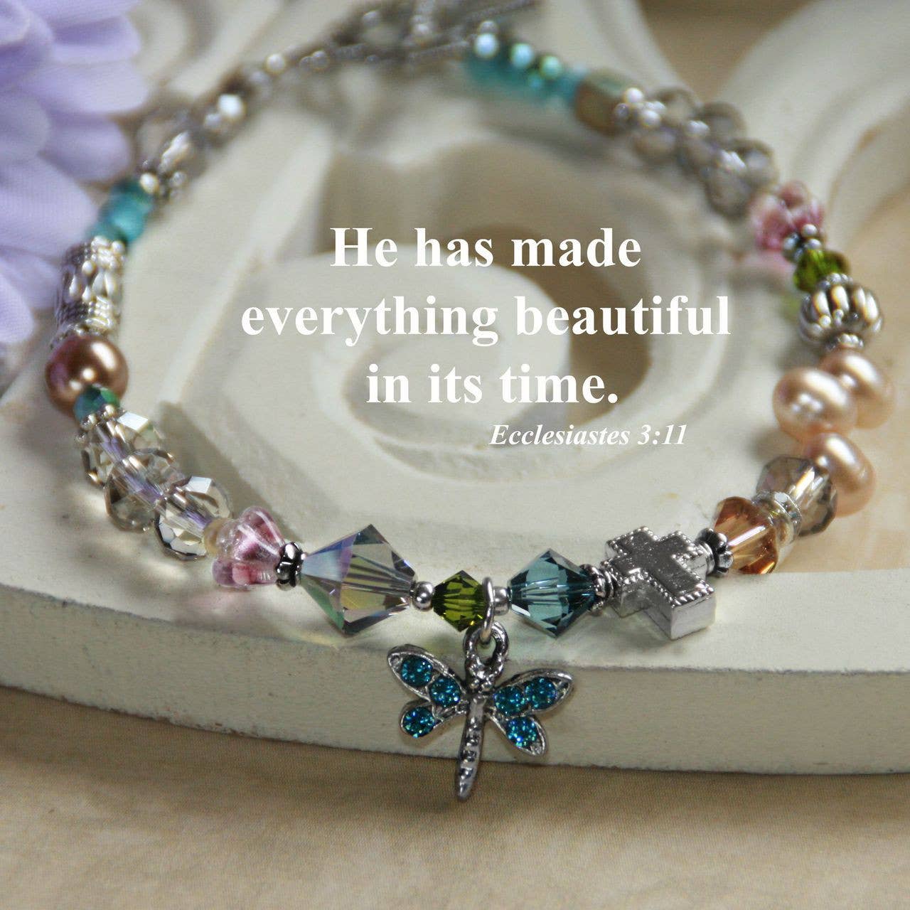 He has made everything beautiful Scripture Bracelet