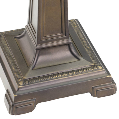 25" Bronze Finish Polyresin Table Lamp Base