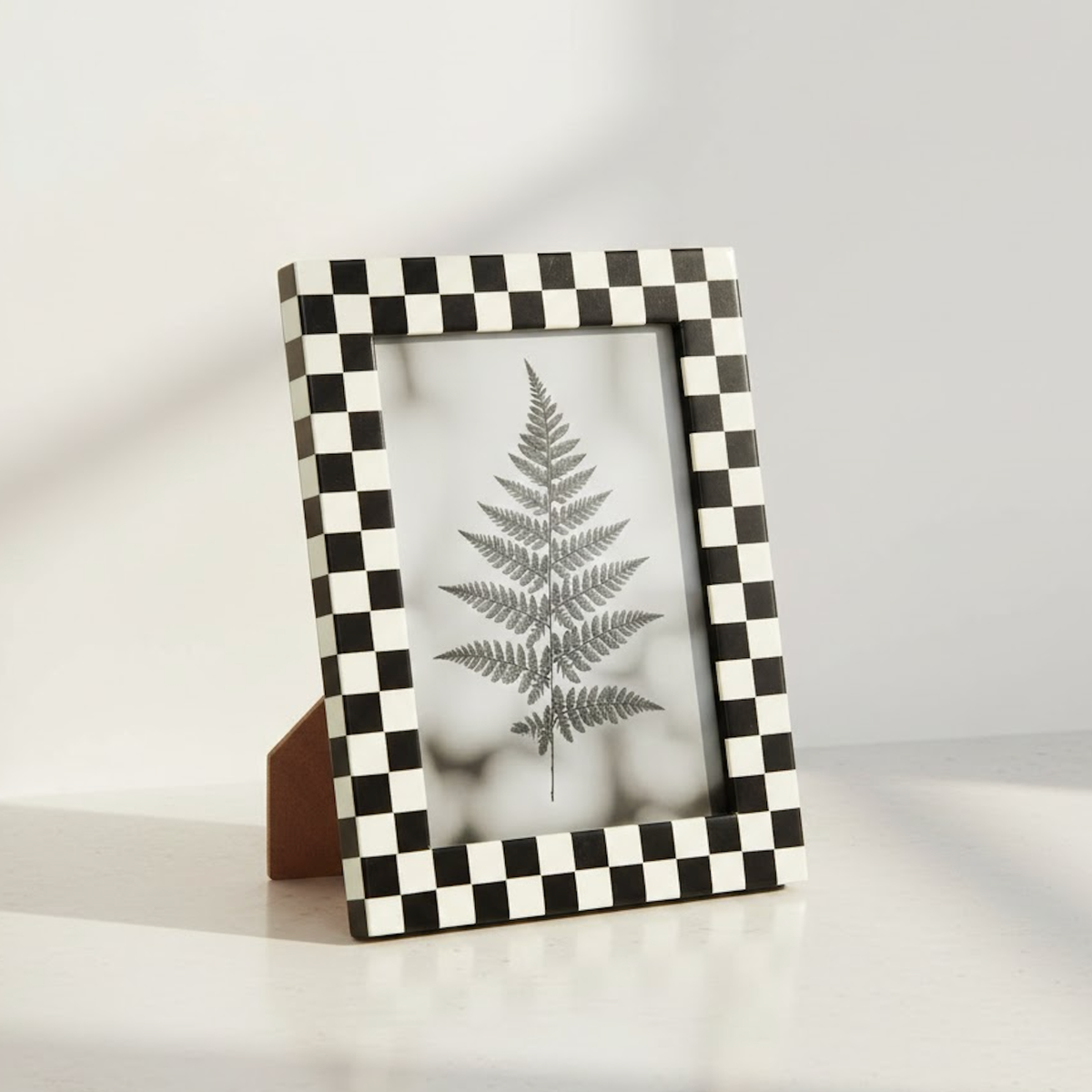 Checker Picture Frame Checkered Picture Frame 5x7 - The Olive Branch Boutique