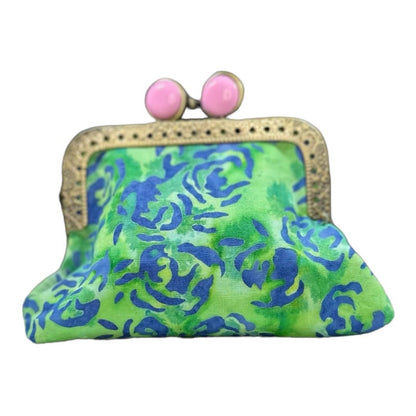 Kiki & Syds Mini Clutch Coin Purse - Blue Rose