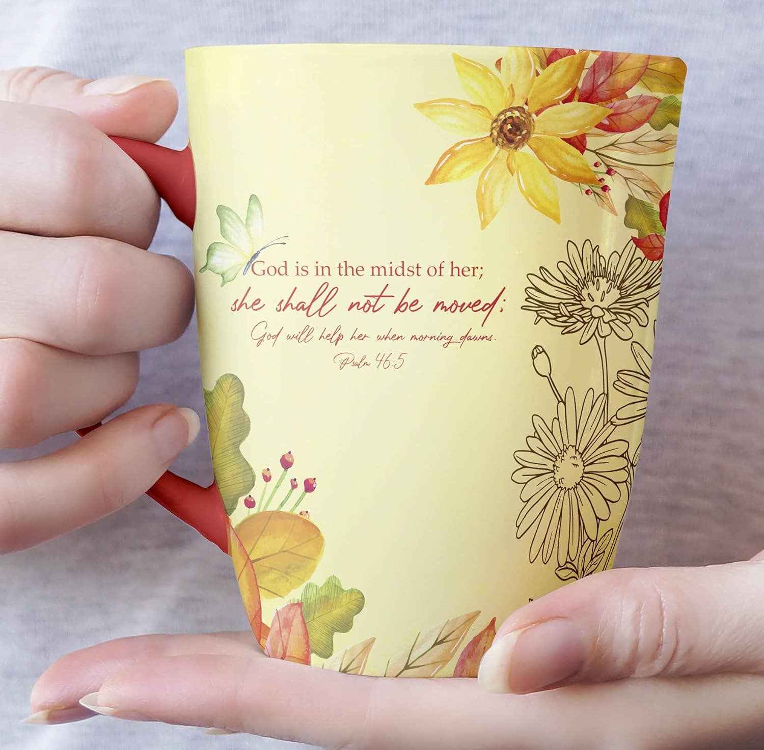 Christian Coffee Mugs Set of 6 – Bible Verse