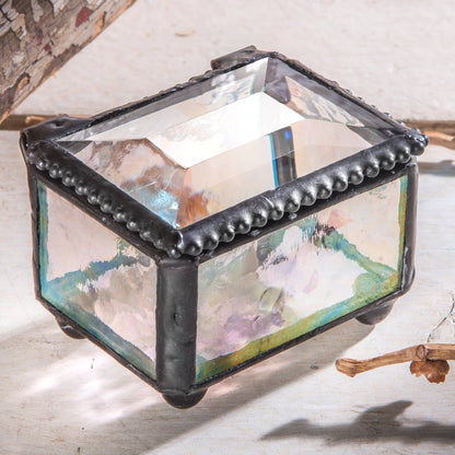 Small Stained Glass Ring Box