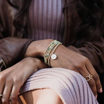 Iris espléndido - Pulsera de corazón pequeño