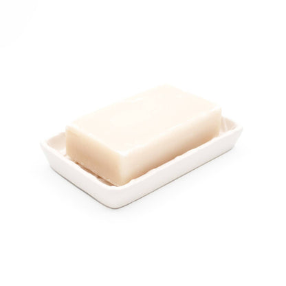 8 Oak Lane - White Textured Soap Dish