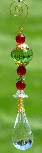 7" Long Acrylic Teardrop Ornament