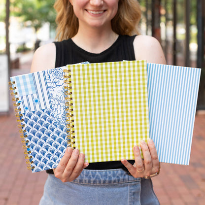 Elyse Breanne Design - Spring Garden 7x9 Hardcover Spiral Notebook