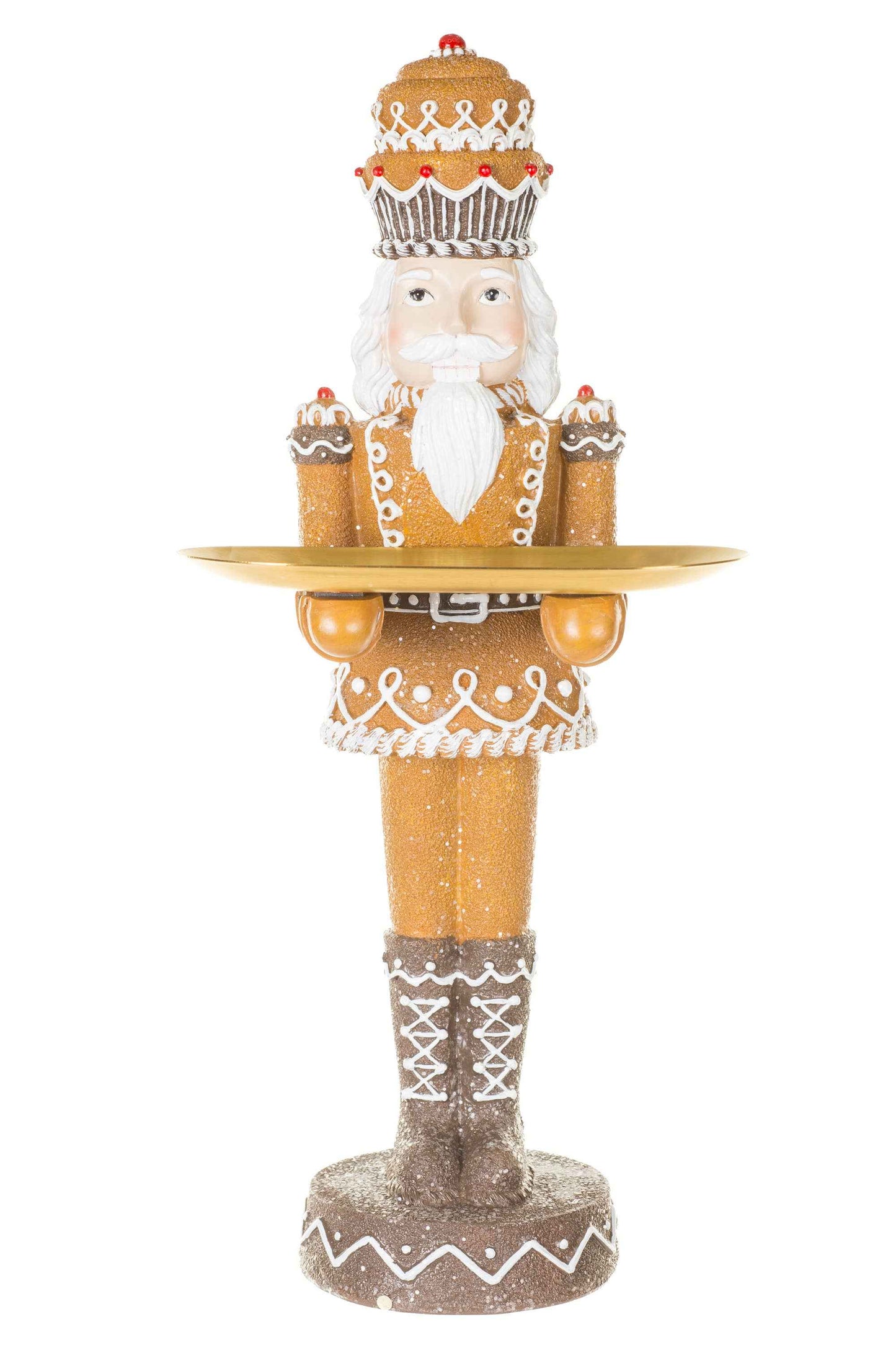 NEW-Brown Gingerbread Nutcracker