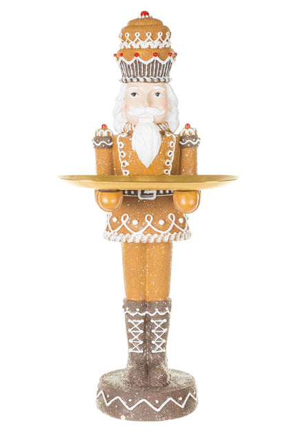 NEW-Brown Gingerbread Nutcracker