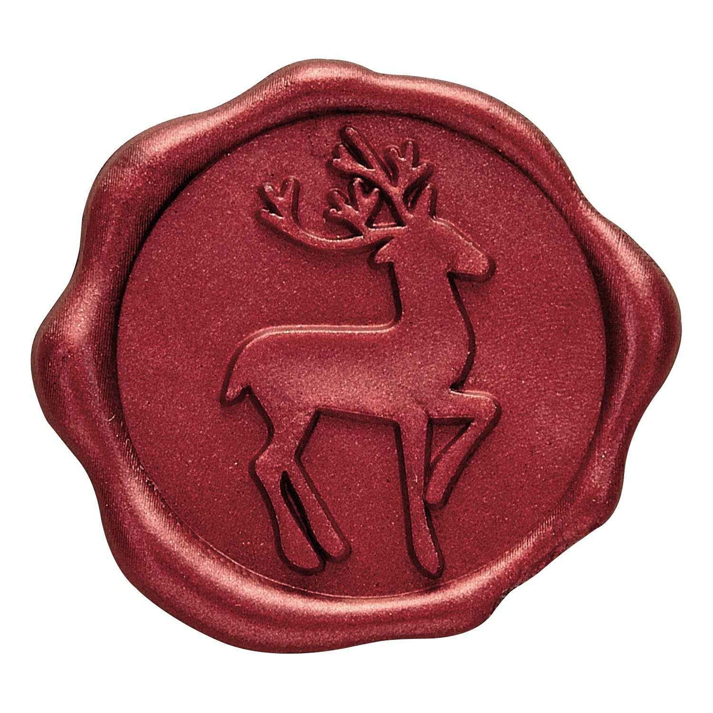Reindeer Adhesive Wax Seal Stickers 1 1/4" - 25 Pk
