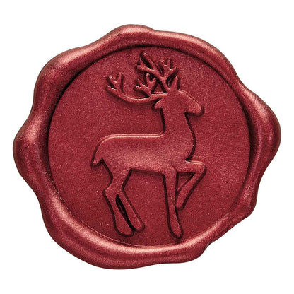 Reindeer Adhesive Wax Seal Stickers 1 1/4" - 25 Pk