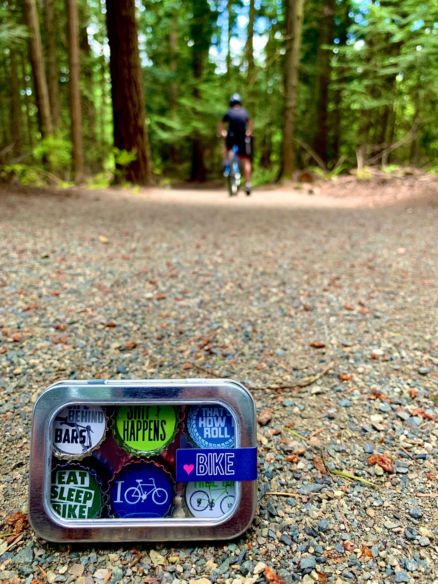 Bike Magnets - Spring decor, Handmade & Eco-friendly